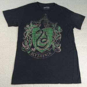 Harry Potter Slytherin Black T-Shirt Medium